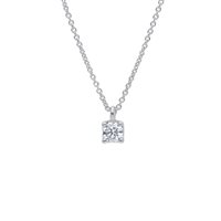 Necklace Babila Milano Woman Forever in White Gold Diamante BBC07015C